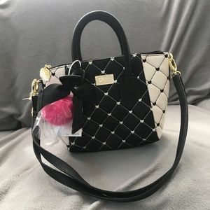 Betsy Johnson Black and White handbag